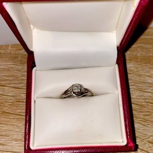 Helzberg Diamonds Silver Promise Ring